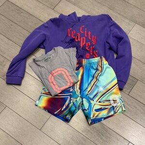 City Reapers Kids Set - Purple, Gray, and Multicolor